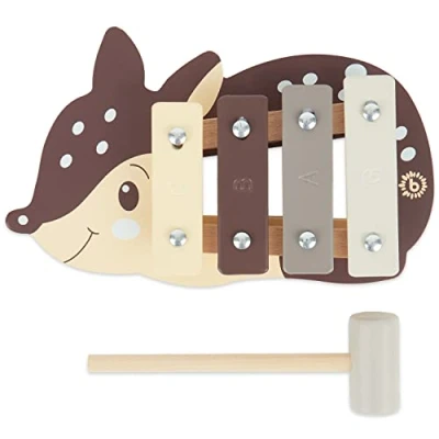 Image of Bieco wooden musical instruments baby xylophone kids toddler toy for babies