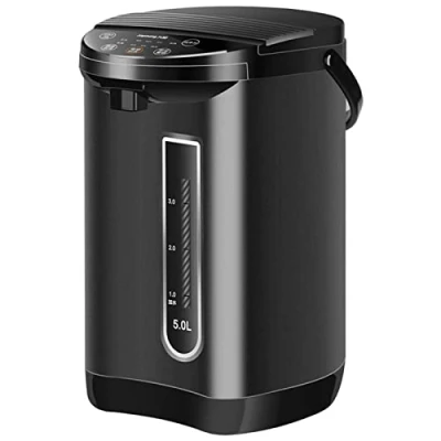 Image of 5L Instant Hot Water Dispenser with safety child lock,6 Temperature Adjustment Thermo Pot,3 Dispensing Ways,Rotatable Base,24H Timer and Re boil,Stainless Steel Boilers Kettle