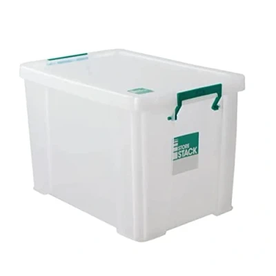 Image of StoreStack Clear 2.6 Litre Storage Box W240xD130xH140mm RB00816