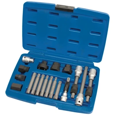 Image of Draper Alternator Pulley Tool Kit (18 Piece)