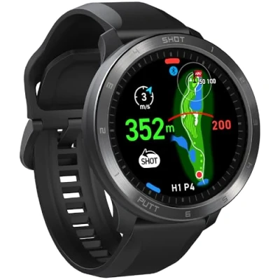 Image of Voice Caddie T11 GOLF GPS WATCH BLACK