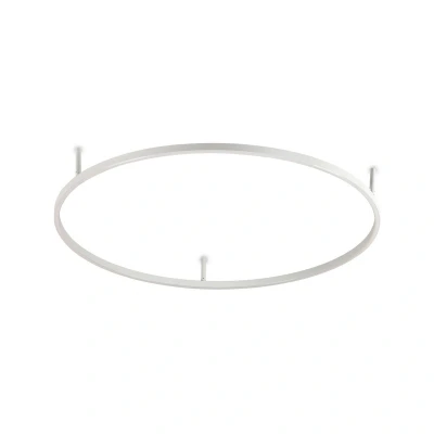 Image of Oracle Slim Non Dim Round 90cm Integrated Led Semi Flush Light White 3000K