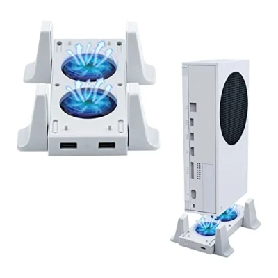 Image of Mcbazel Vertical Stand Cooling Fan for Xbox Series S with Led Indicator/Two USB Ports(Only S)