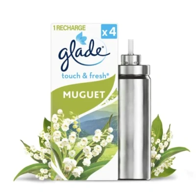 Image of Glade by Breeze Touch &amp; Fresh Refill for Air Freshener Fragrance Little Lily of The Valley 10ml Pack 3