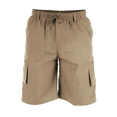 Image of DUKE D555 Mens King Size Big Tall Nick Cargo Short Sand 4XL