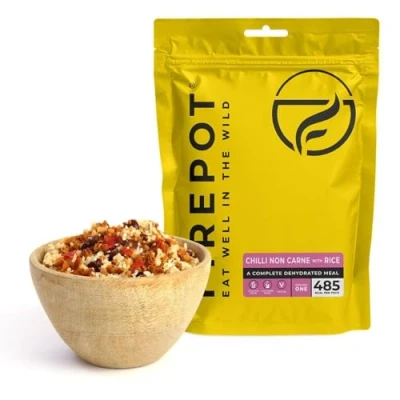 Image of FIREPOT Chilli non Carne with Rice Healthy VEGAN Dehydrated Expedition Food (Regular)