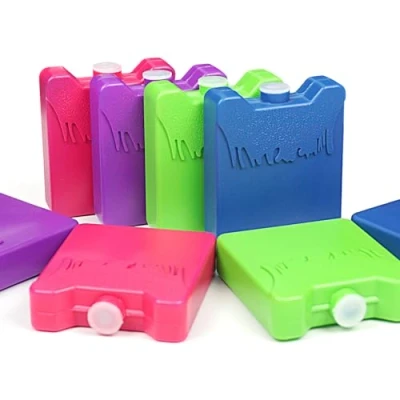 Image of Ice Packs for Cool Box Lunch Bag Kids Freezer Blocks Coolers Reusable Small Slim Long Lasting School Boxes, Camping, Picnic, Hiking, Set of 8 Cold Bags