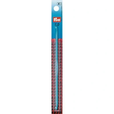 Image of Prym Tunisian Crochet Hook, aluminium, Blue, 4 mm