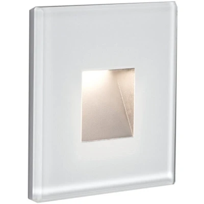 Image of Dart Outdoor Recessed Wall Lamp Matt White 3000K IP65