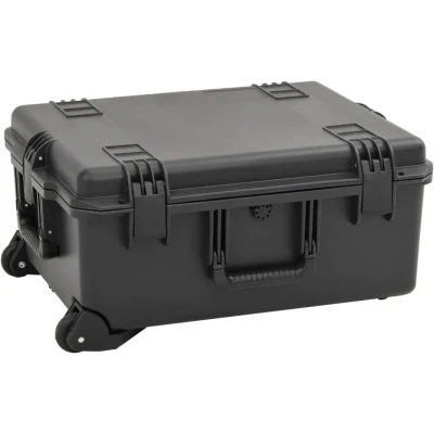 Image of vidaXL Portable Flight Case Black 62.5x50x28.5 cm PP
