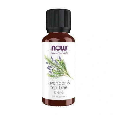 Image of Essential Oils, Lavender &amp; Tea Tree, 1 fl oz (30 ml) Now Foods