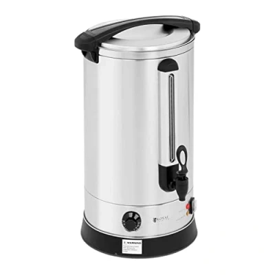 Image of Royal Catering Hot Water Dispenser Kettle Electric Boiler Double Walled 20.5L 2500W RC WBDW20 (Stainless Steel, Plastic, 30 110 C, Level Indicator, Keep Warm Function)
