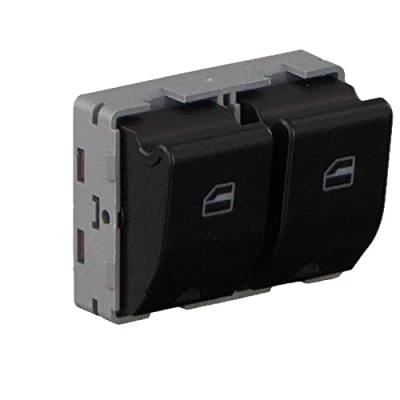 Image of 6Q0959858A, 6Q0959858A01C, 6Q0959858A9B9 Switch, window winder FEBI BILSTEIN 44537 VOLKSWAGEN: Polo IV Hatchback, Fox SEAT: Ibiza 3