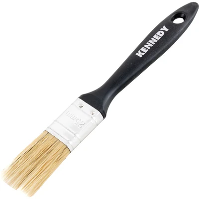 Image of 5x Kennedy Flat Laminating Brush, Natural Bristle, 1in