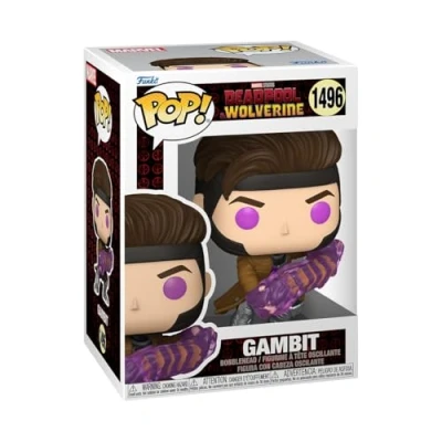 Image of Funko Pop! Marvel: Deadpool &amp; Wolverine Gambit Collectable Vinyl Figure Gift Idea Official Merchandise Toys for Kids Adults Movies Fans Model Collectors and Display