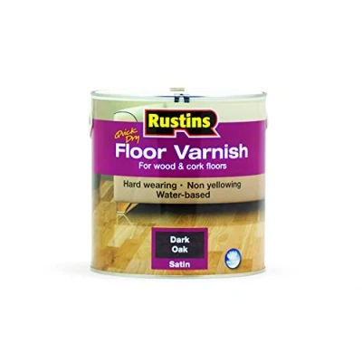 Image of Rustins Floor Varnish Dark Oak 2.5L Satin