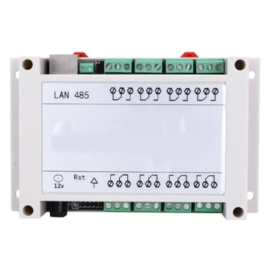 Image of Ethernet RJ45 TCP/IP Relay Remote Control Board 8 Channel Module 10A Controller Network Switch for Smart Home 250V/AC with Case(Black)