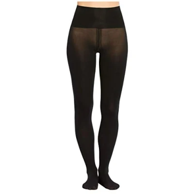 Image of Spanx Tummy Shaping Tights, Women&#039;s, Very Black, XS