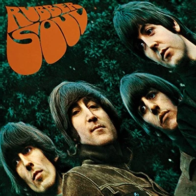 Image of Pyramid International The Beatles (Rubber Soul) Canvas Print 40 x 40cm, Wood, Multicolour, 1.3 cm