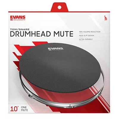 Image of Evans SO 10 SoundOff Drum Mute,Black,10 inch