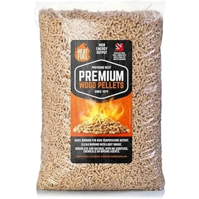 Image of 10kg Premium Heating Fuel Biomass Stove Natural Wood Pellets Chemical, Free and Odourless Wooden 6mm
