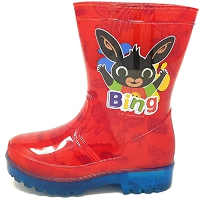 Image of Boys Bing Bunny Wellies Wellington Boots (8 UK Child, numeric_8)