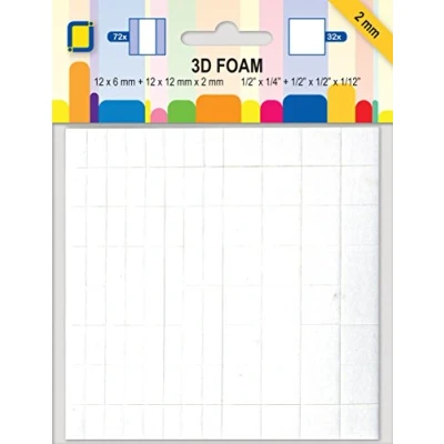 Image of Foam squares/rectangles 2 mm