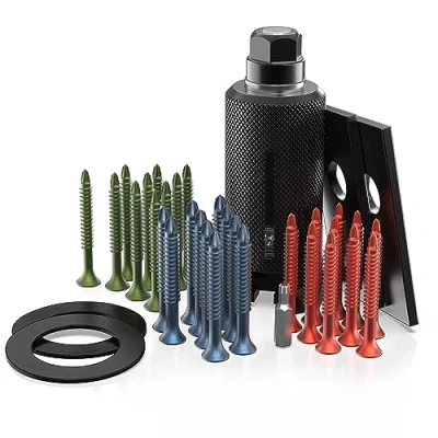 Image of MULTIPICK Door Opener Tool [incl. 30 lag Bolts] Locksmith Tools Bell Professional &amp; Special Lock Pick