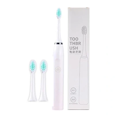 Image of Electric Toothbrush With Brush Heads For 180 Days 5 Modes Clean 3 Dynamics 2 Timer