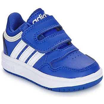 Image of adidas Hoops Shoes, Royal Blue/Royal Blue/Cloud White, 9.5 UK