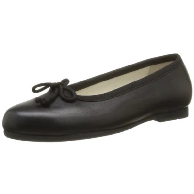 Image of Start Rite Girls&#039; Francesca Ballet Flats, Black (Black Leather), 30 EU