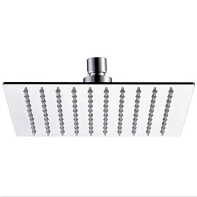 Image of Yosoo 8 Inch Stainless Steel Rain Shower Head Extremely Thin Waterfall (Square)
