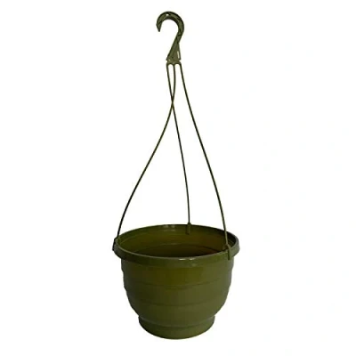 Image of Fixtures Green Hanging Basket 25cm x 16cm (1 Pack)