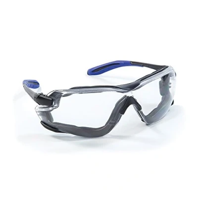 Image of Riley Quadro Clear Lens Anti Scratch Mist Hybrid Safety Workwear Glasses/Goggles