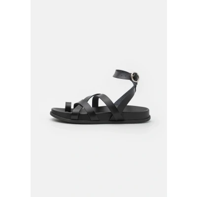 Image of Roxy AHRI Tbar sandals, Women&#039;s, Size: 9, Black Pu