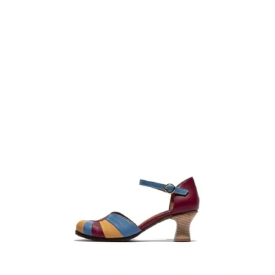 Image of Fly London BESH087FLY Mousse Leather Women&#039;s Heels Shoes