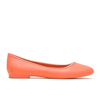 Image of Hush Puppies Women&#039;s Brite Pops Ballet Flat, Orange, 6 UK