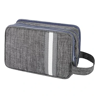 Image of AiQInu Women&#039;s Travel Toiletry Bag, Gray, 25 * 15 11cm, Fashion