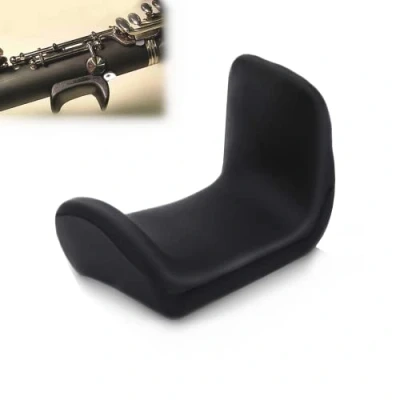 Image of Thumb Rest Cushion, Comfortable 1.45 1.75cm Rubber Finger Cushion for Oboe Clarinet Instruments(1.5mm)