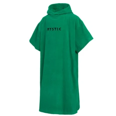 Image of Mystic Poncho or Changing Robe Towel for Beach Watersports &amp; Surfing Brand Green