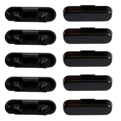 Image of Glazing Supplies Direct 10 x UPVC Drainage Caps Durable Weep Hole Covers, Replacement Drain for double glazed doors and windows, Made in UK from Hardwearing Materials ASA (Black)