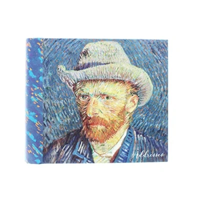Image of Van Gogh Address Book 18 x 21cm Self Portrait Design Gifts Telephone Birthday