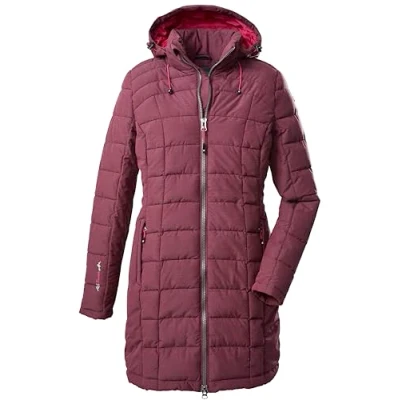 Image of Killtec Women&#039;s Skane Wmn Quilted Jacket with Down Look and Removable Hood