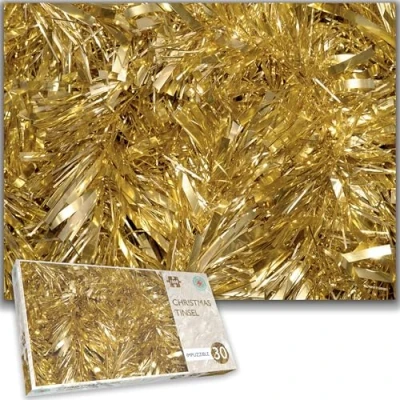 Image of Hard Jigsaw Puzzle Christmas Tinsel 1000 Piece Puzzles for Adults Hardest Puzzle, Festive Present
