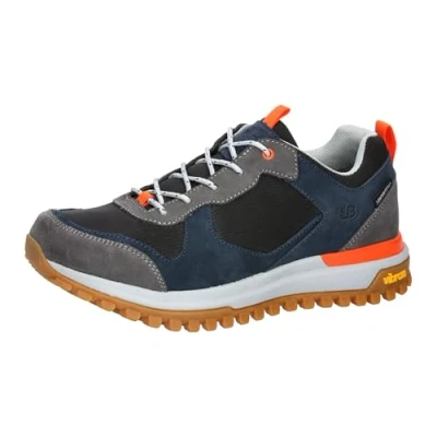Image of Brütting Unisex Mount Charleston Trail Running Shoes, Black Navy Grey, 9 UK