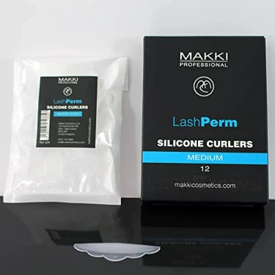 Image of Makki 12 Medium Silicone Eyelash Eye Lash Lift Perm Curling Curlers Silicon Rods
