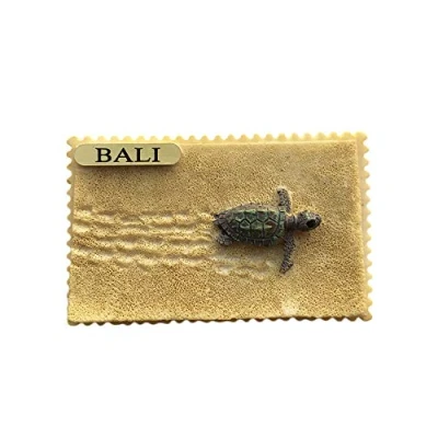 Image of Bali 3D Beach Refrigerator Magnet Resin Travel Souvenirs,Handmade Home &amp; Kitchen Decoration Fridge Collection Gift