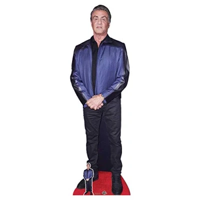 Image of STAR CUTOUTS CS831 Sylvester Stallone Lifesize Cardboard Cutout with Free Mini Standee Perfect for Fans, Friends, Parties &amp; Family, Solid, Multi Colour, Regular