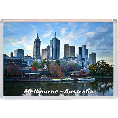 Image of Melbourne Australia 96 x 67mm Jumbo Fridge Magnet/Magnets BBSFM600