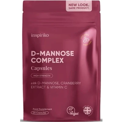 Image of D mannose 1000Mg Tablets Complex 3 in 1 Preventative Formula with High Strength Powder, Cranberry Extract &amp; Vitamin C for UTI Treatment and Cystitis Relief Women, 120 Capsules
